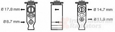 VAN WEZEL 40001357 -  Расширительный клапан, кондиционер